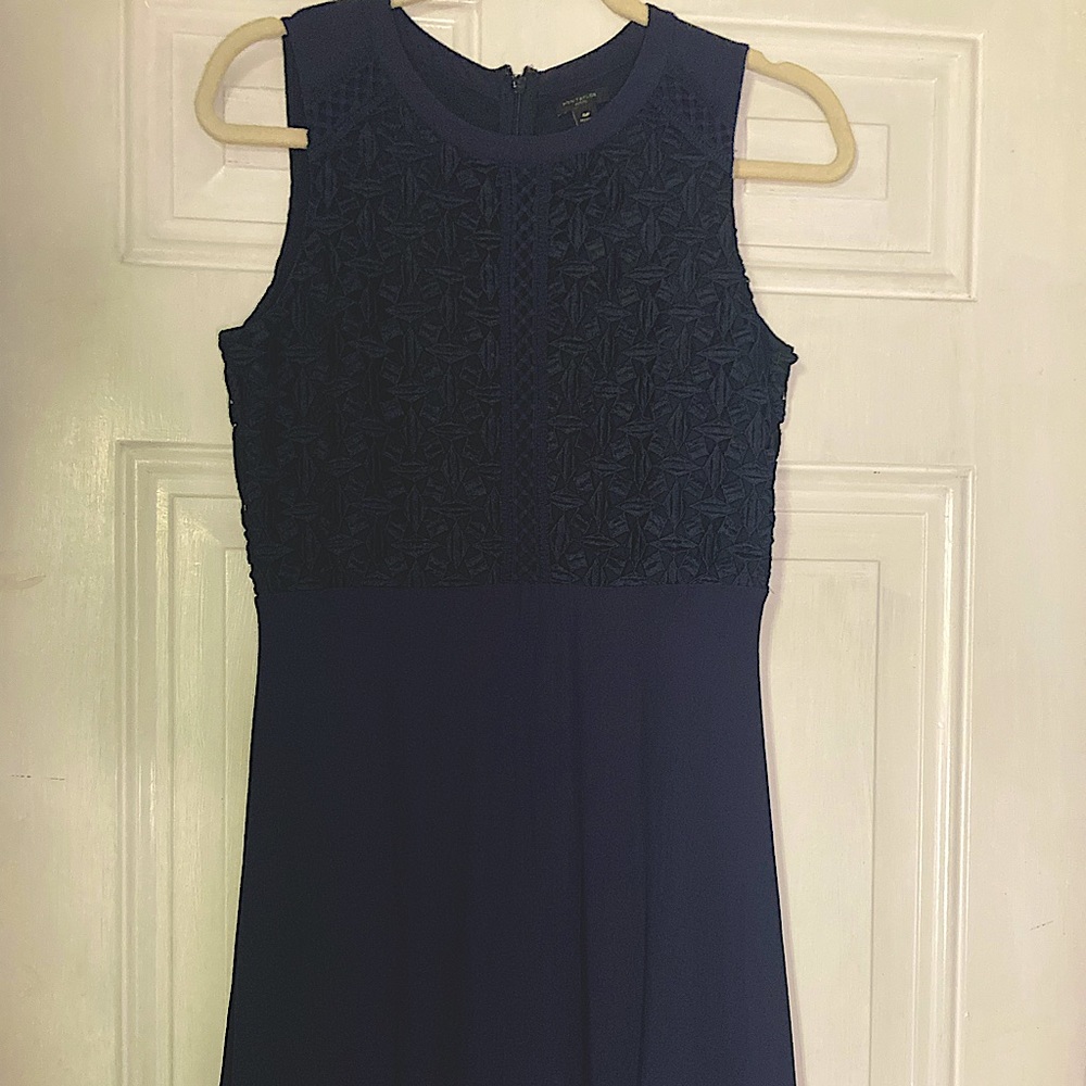 NWOT Ann Taylor Blue Lace Dress